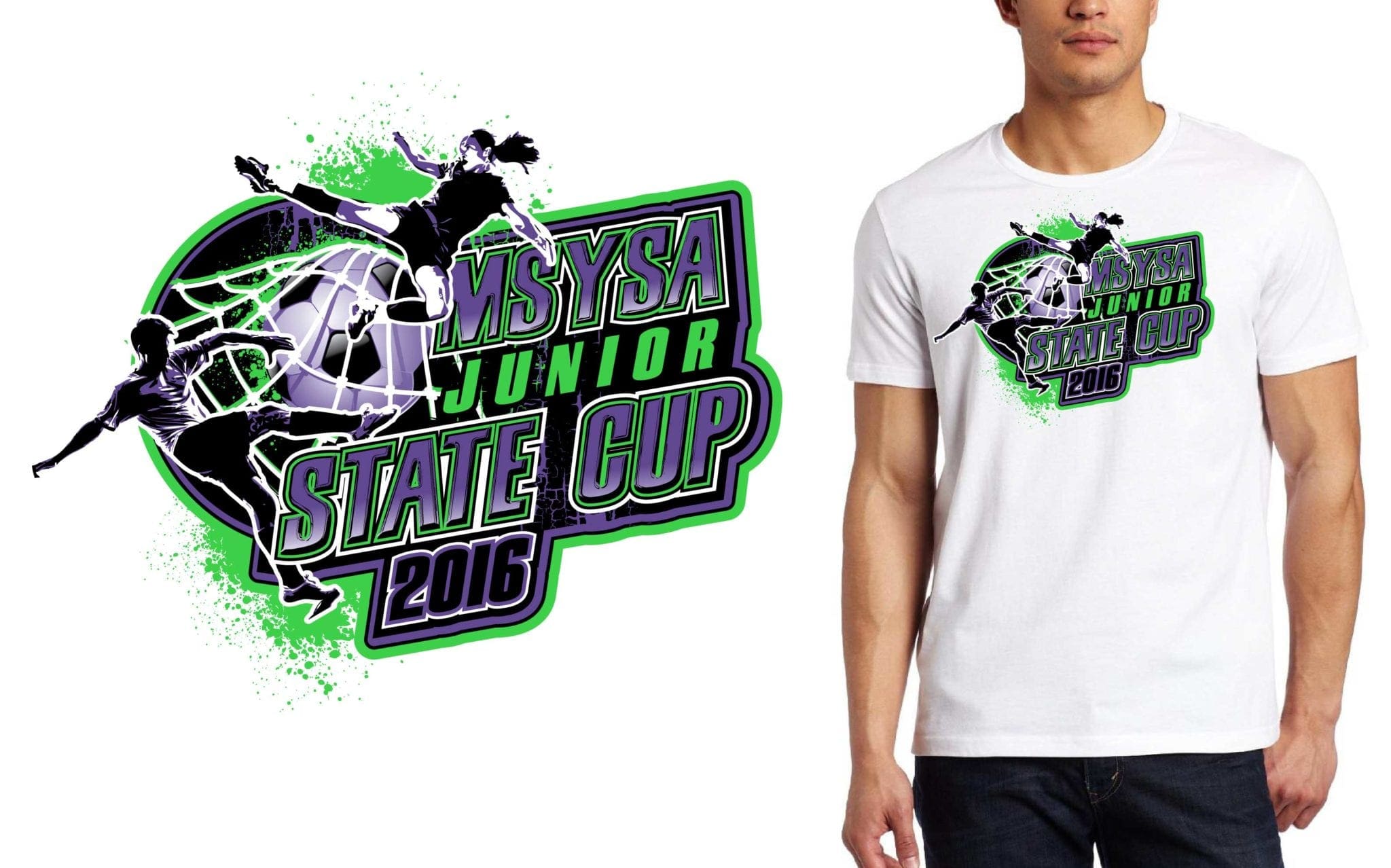 MSYSA JUNIOR STATE CUP SOCCER VECTOR LOGO DESIGN FOR PRINT | My Event ...