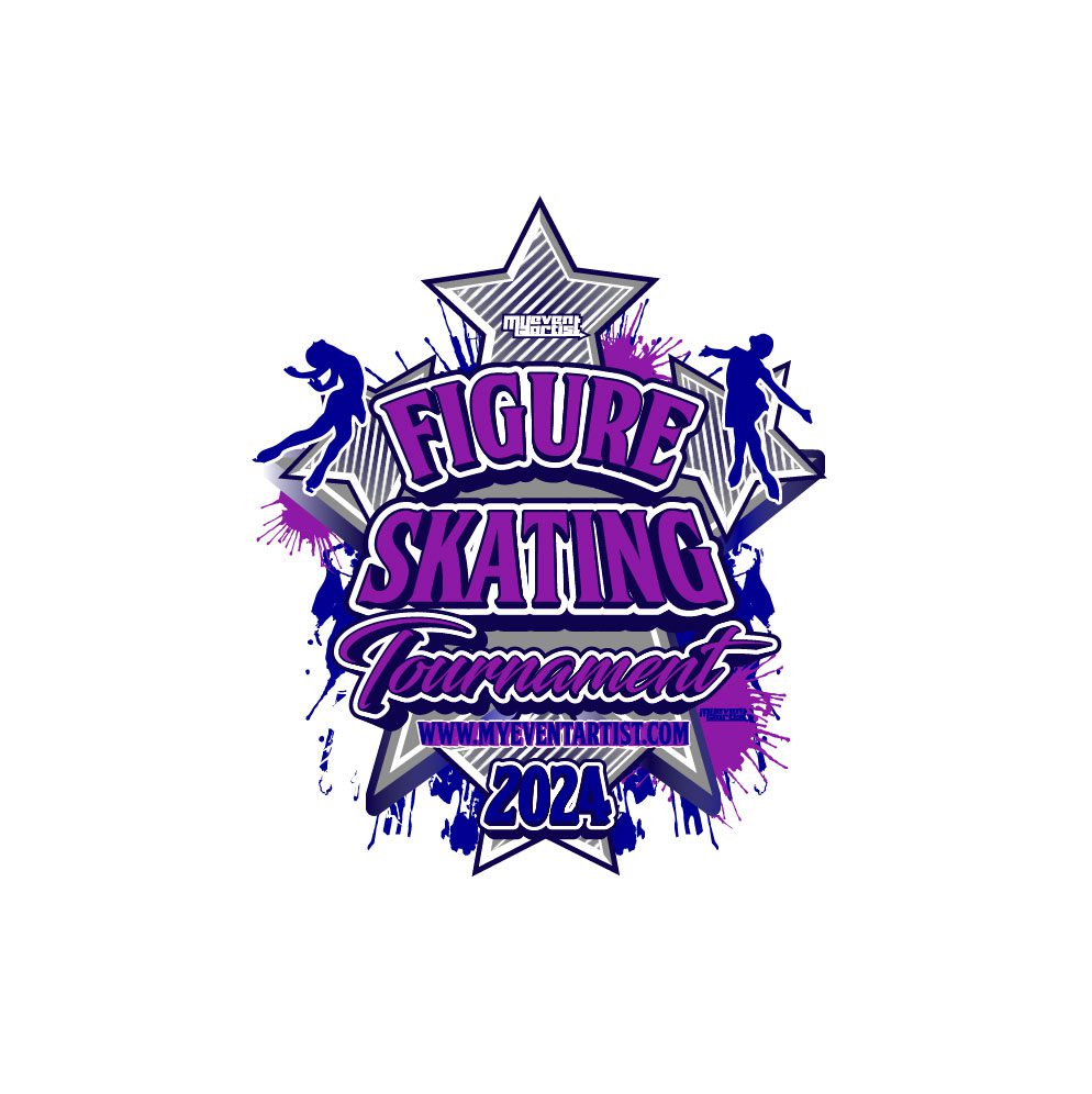 FIGURE SKATING TOURNAMENT PRINT READY VECTOR DESIGN My Event Artist