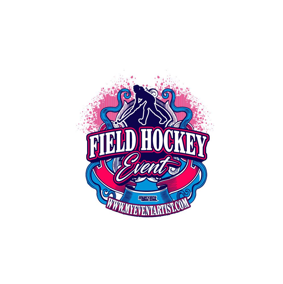 FIELD HOCKEY EVENT ADJUSTABLE PRINT READY VECTOR DESIGN | My Event Artist