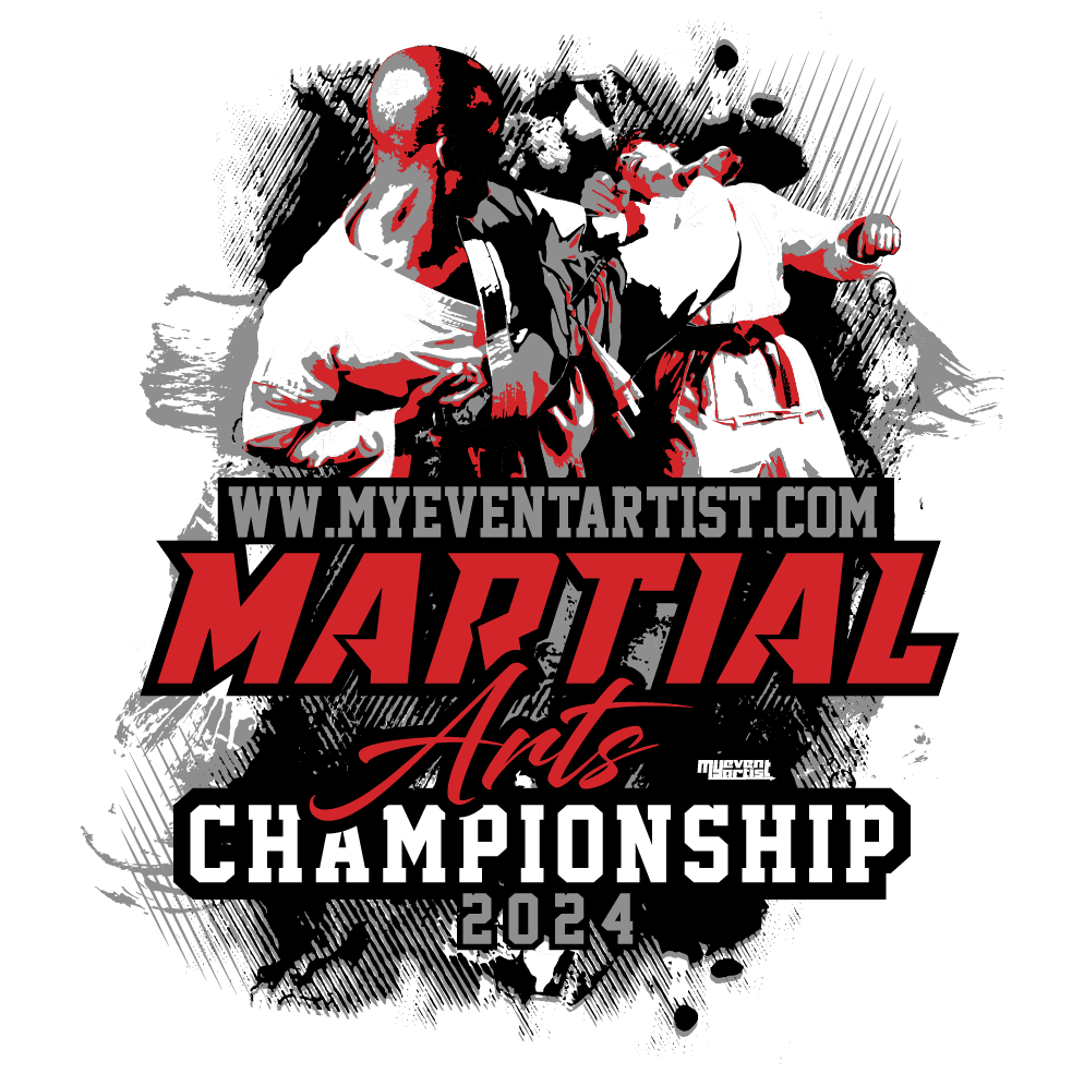 MARTIAL ARTS CHAMPIONSHIP EVENT PRINT READY VECTOR DESIGN
