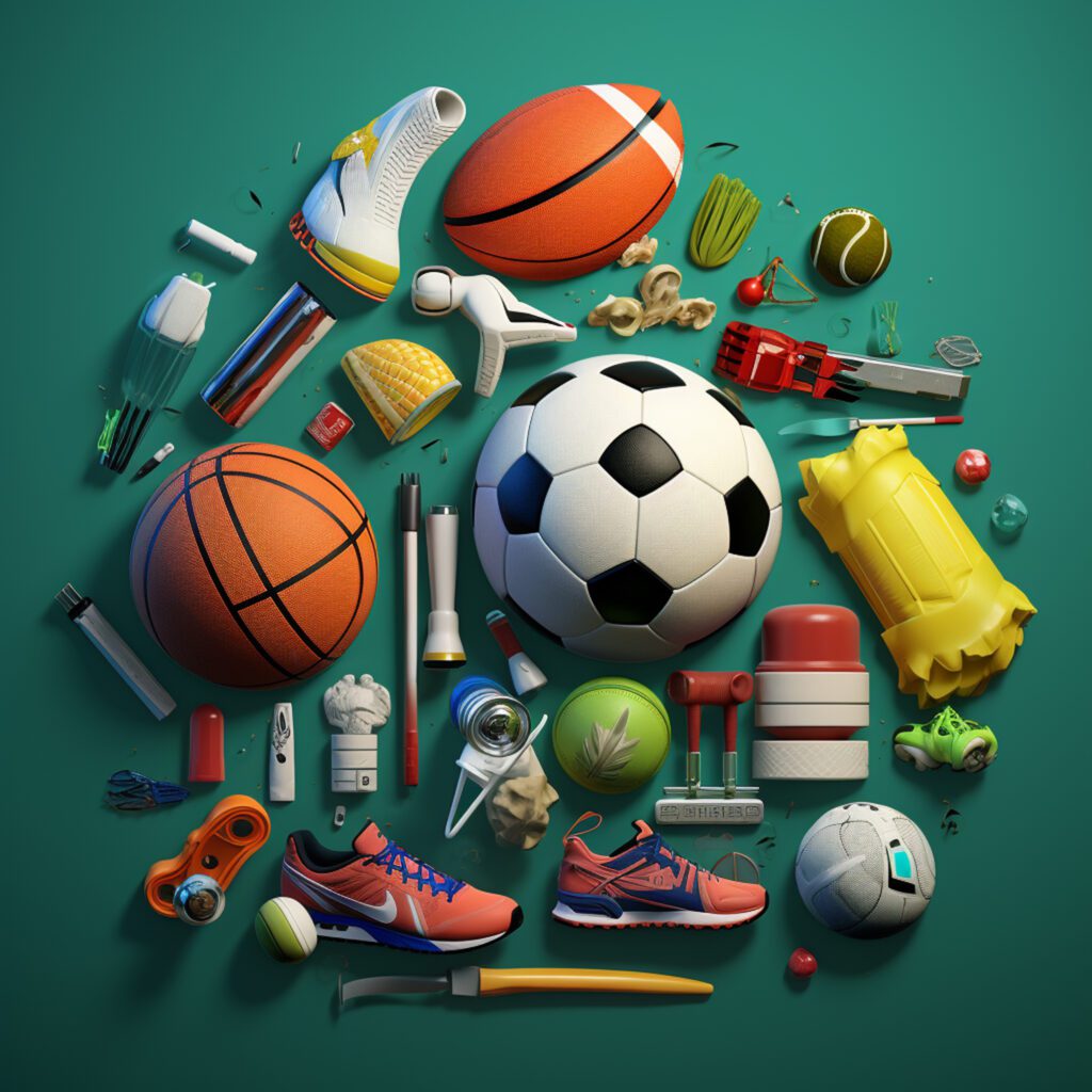 sporting event logo design service, 2d-sports-things-generated-by-ai, by myeventartist.com