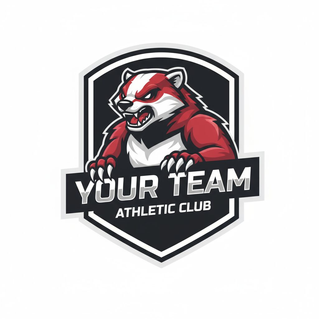 BADGER FREE VECTOR MASCOT EVENT DESIGN